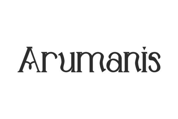 Arumanis: A Distinctive Serif Typeface for Editorial Design