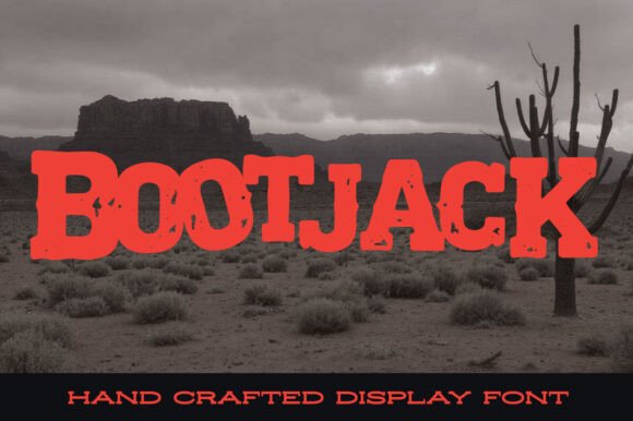 Bootjack Typeface for Rugged Editorial Design