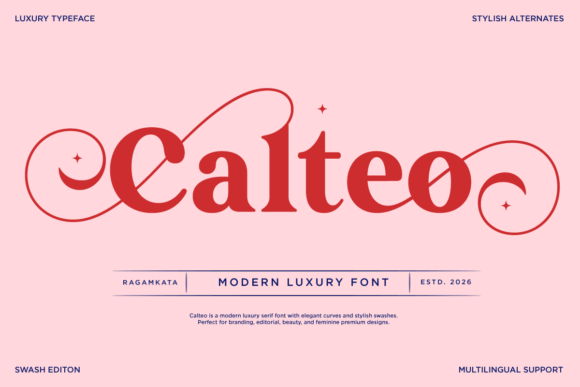 Calteo: A Premium Serif Font for Elegant Branding