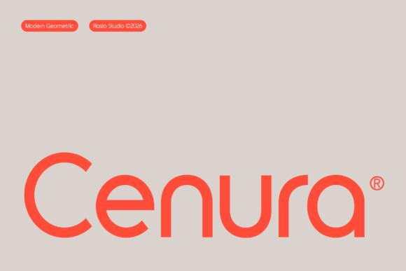 Cenura: A Minimalist Sans Serif Font for Modern Makers