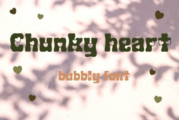 Chunky Heart: The Perfect Decorative Font for Brands