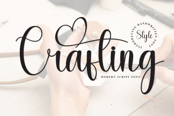 Crafting Font: Whimsical Script for Campaigns