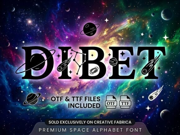 Dibet Typeface for Bold Brand Identity