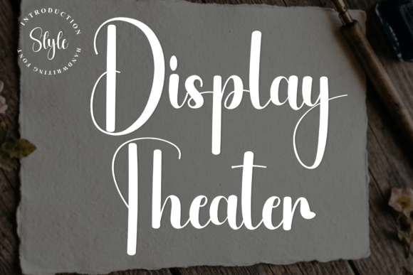 Display Theater Font for Elegant Branding
