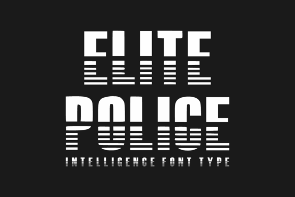 Elite Police Typeface for Bold Web Design