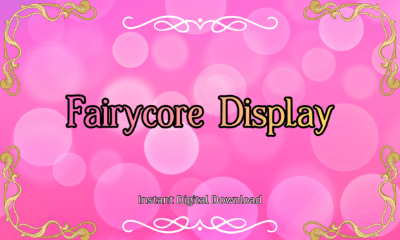 Fairycore Display Font for Whimsical Web Design