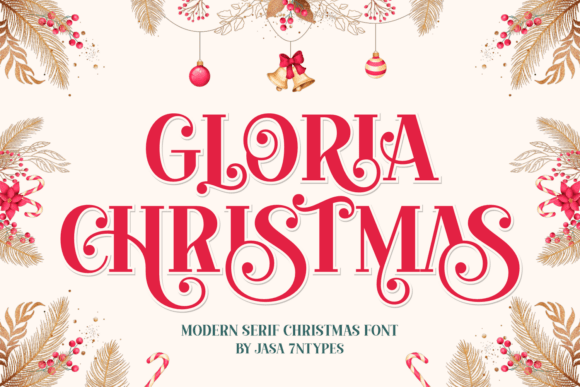 Gloria Christmas Font: A Festive Serif Review