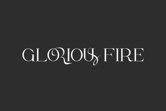 Glorious Fire Typeface Review for Brand Design