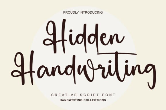 Hidden Handwriting Font for Bold Campaigns
