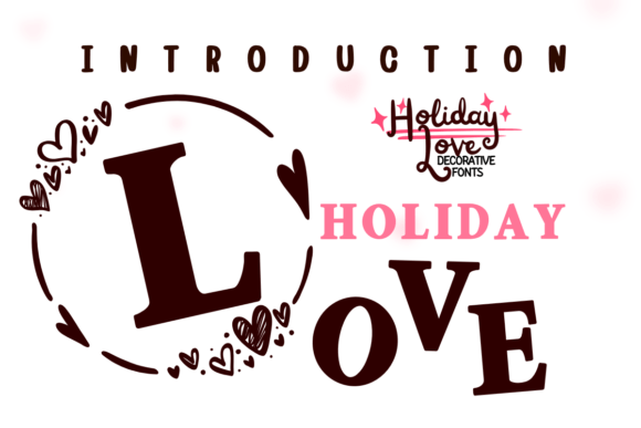 Holiday Love Font for Handmade Branding