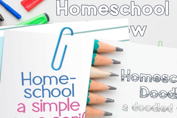 Homeschool Typeface for Editorial Design