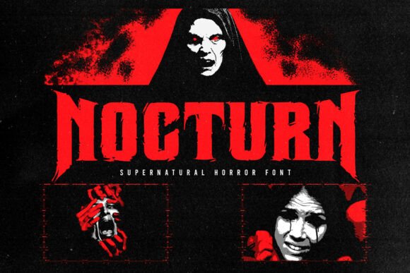 Nocturn Typeface for Dark Web Design