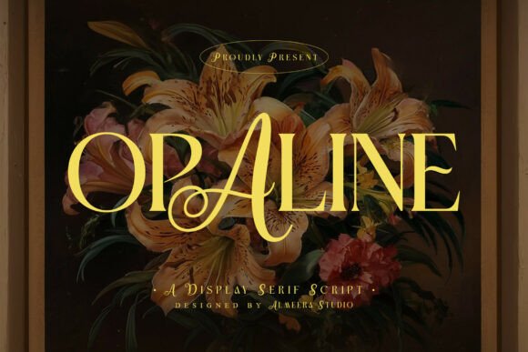 Opaline Font: Elegant Display Serif for Designers