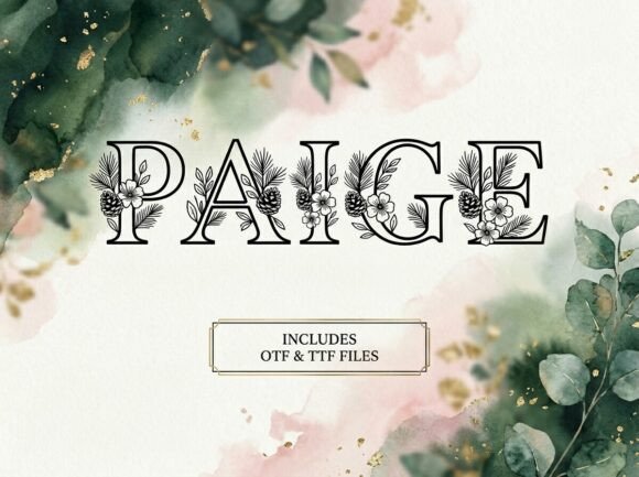 Paige: The Elegant Serif Font for Branding