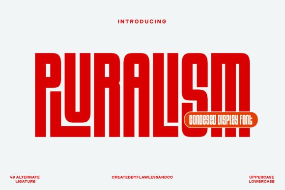Plularism: A Modern Sans Serif Font for Editorial Design