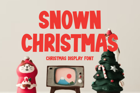 Snown Christmas Typeface for Festive Branding