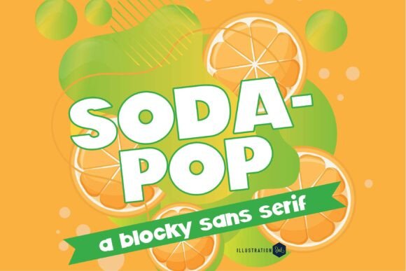 Soda Pop Family: Bold Retro Display Font