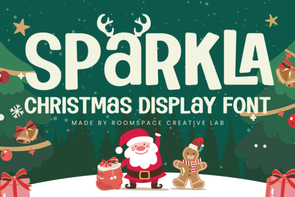 Sparkla Font: A Playful Typeface for Holiday Makers