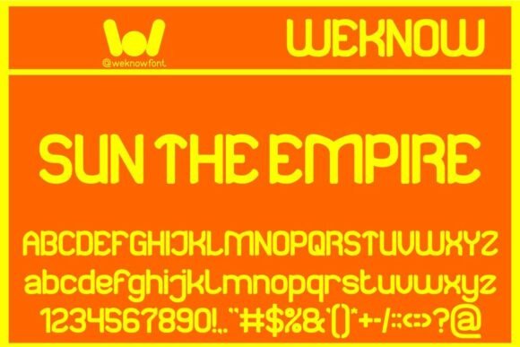 Sun the Empire Font for Modern Brand Identity