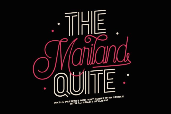 The Mariland Quite Font for Modern Web Design
