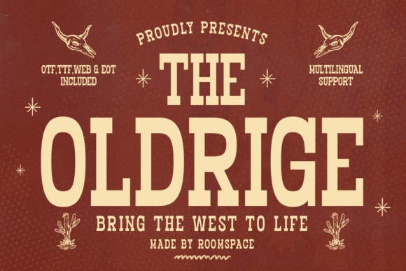 The Oldridge: A Heavy Slab Serif for Bold Campaigns