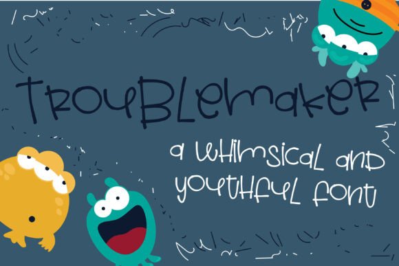 Troublemaker Family Font for Bold Branding