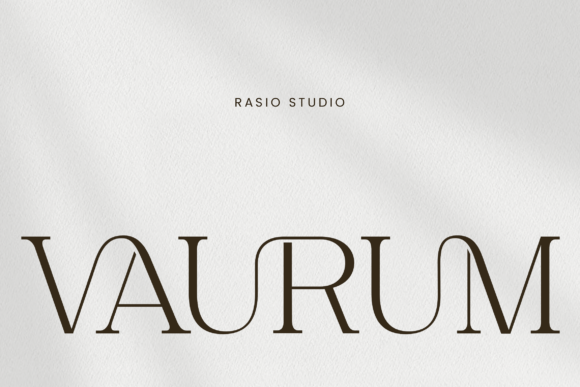 Vaurum: A Modern Serif Font for Branding