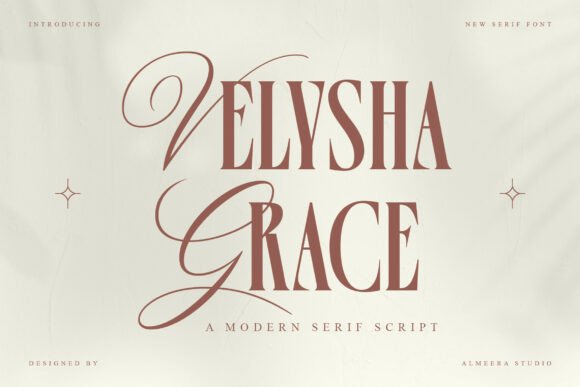 Velysha Grace: The Perfect Serif Font for Crafters
