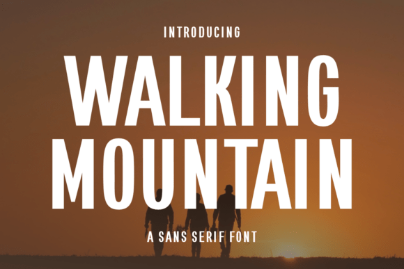 Walking Mountain: The Bold Typeface for Modern Brands